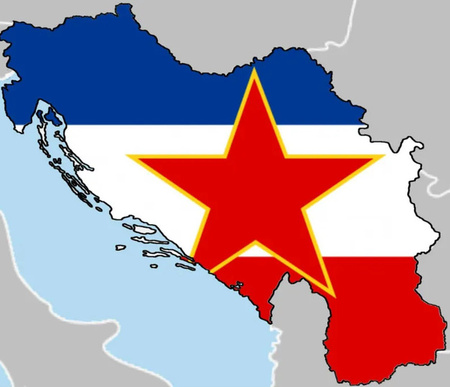 Flags Of Yugoslavian Countries