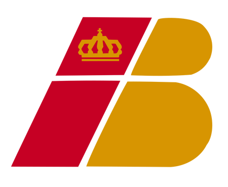 b logo with crown airline