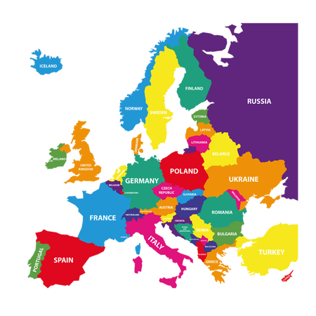 Capitals of Europe Map Quiz