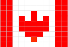 Pixelated Flag Quiz